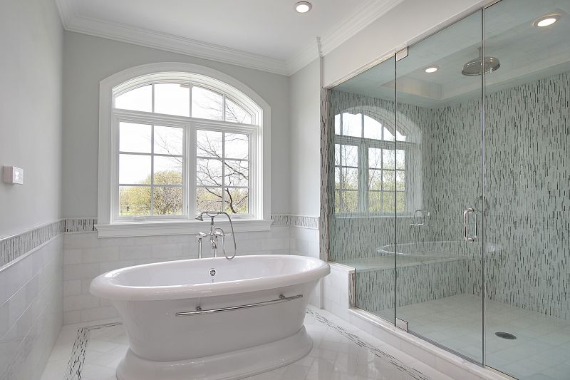 Elegant Bathroom with New Tub